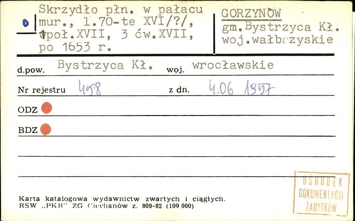 skrzydło płn. w pałacu, skan 1