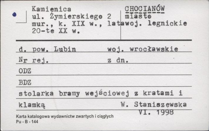 kamienica, skan 1