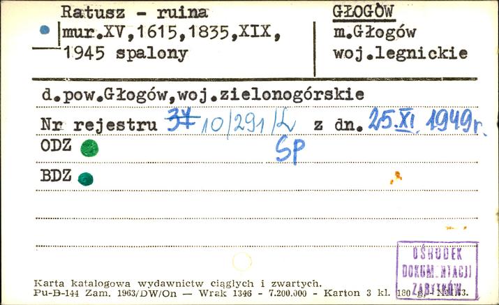 ratusz - ruina, skan 1
