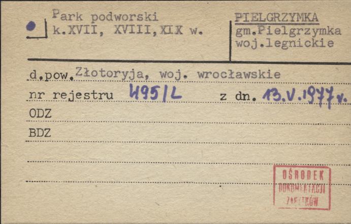 park dworski, skan 1