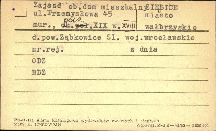 zajazd, ob. dom mieszkalny, skan 1