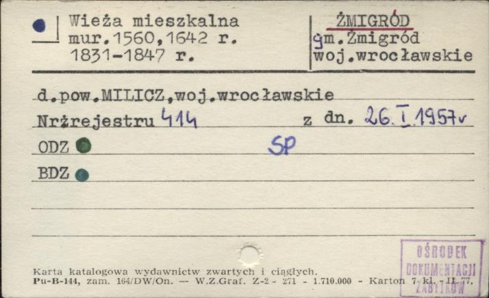 wieża mieszkalna, skan 1