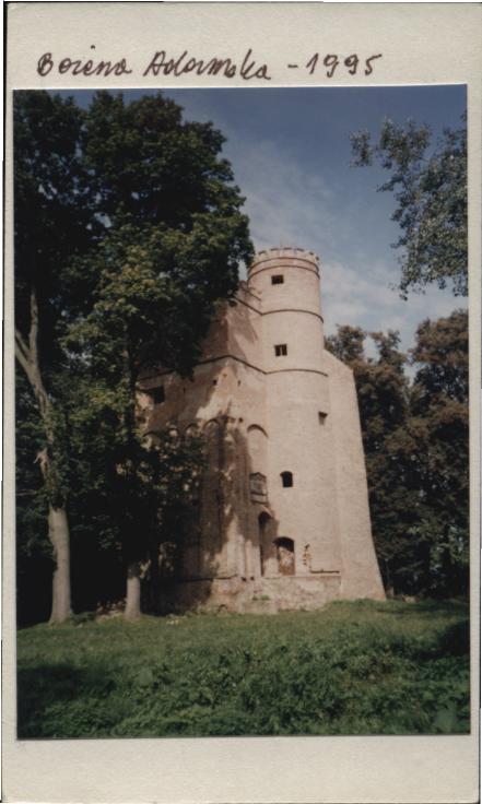 wieża mieszkalna w zespole podworskim, skan 2