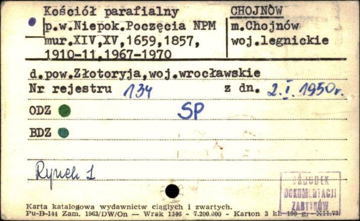 kościół par. pw. Niepokalanego Poczęcia Najświętszej Maryi Panny, skan 1