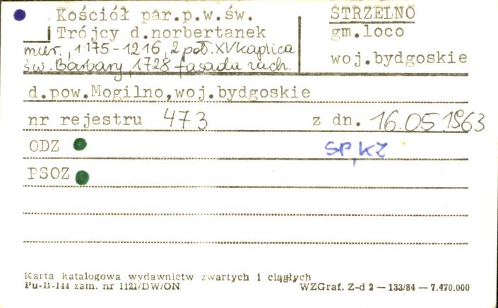 kościół norbertanek, ob. kościół par. pw. św. Trójcy, skan 1