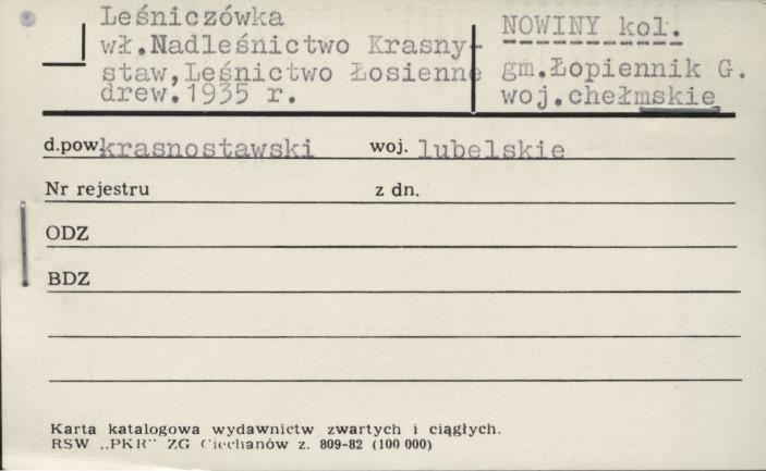 leśniczówka, skan 1