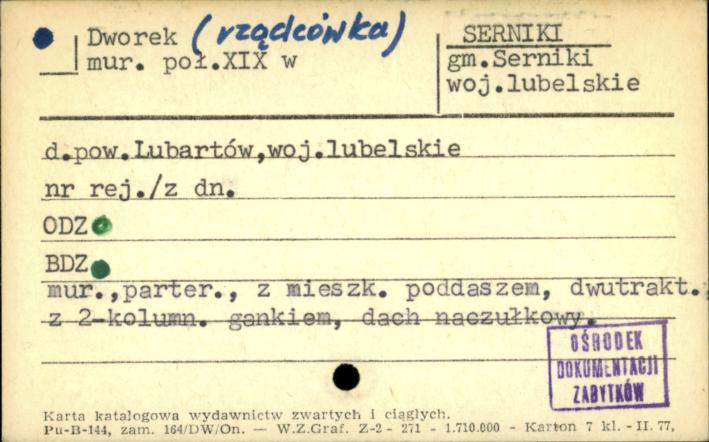 dworek (rządcówka), skan 1