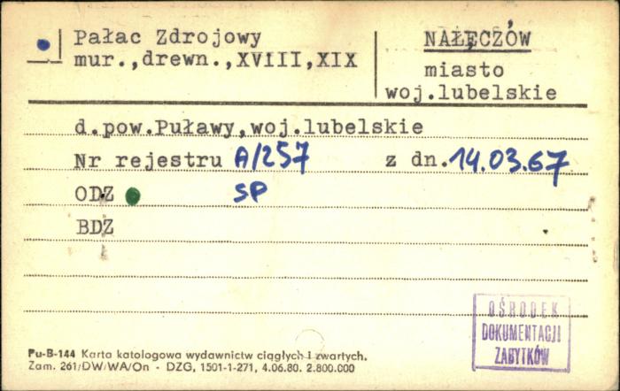 Pałac Zdrojowy, skan 1