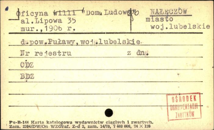 oficyna Domu Ludowego, skan 1