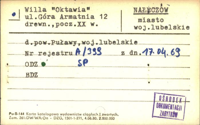 willa Oktawia, skan 1