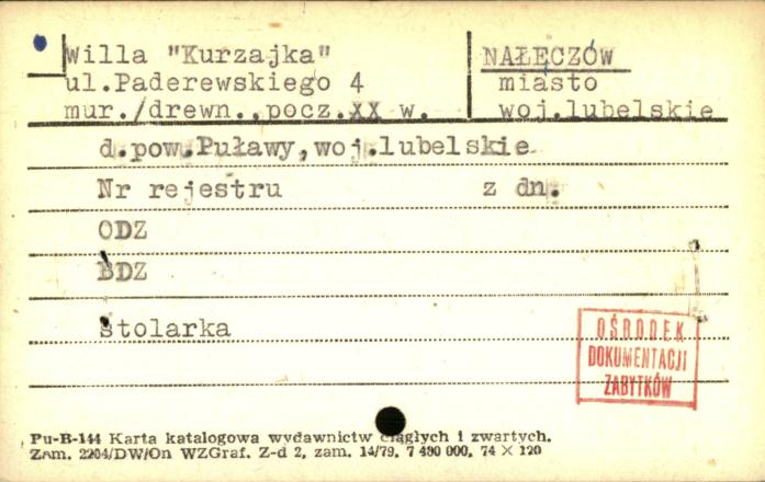 willa Kurzajka, skan 1
