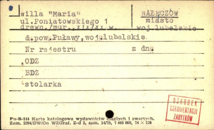 willa Maria, skan 1