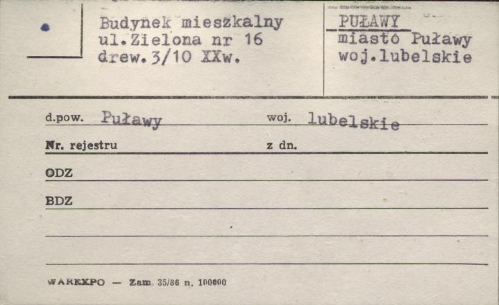 budynek mieszkalny, skan 1
