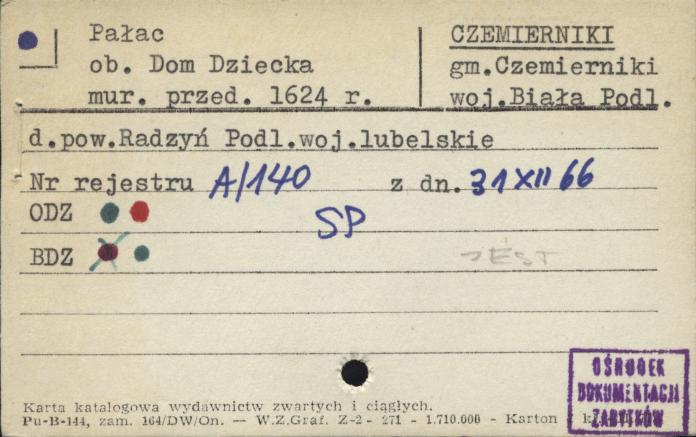 pałac., ob. Dom Dziecka, skan 1