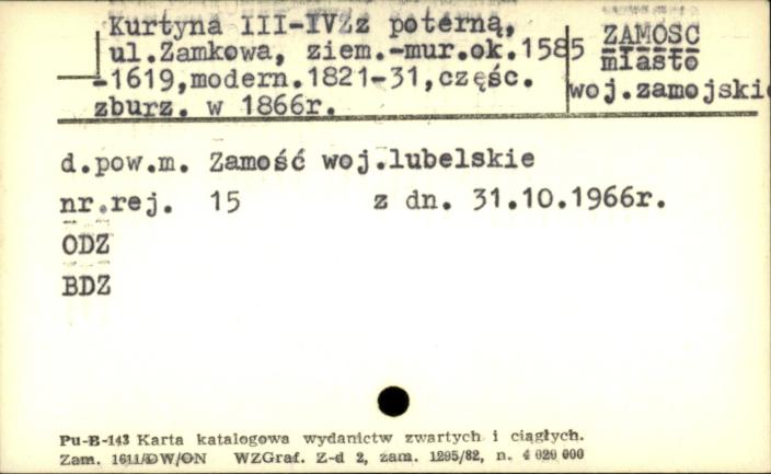 kurtyna III-IV z poterną, skan 1