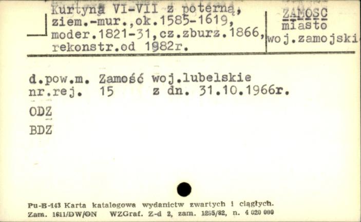 kurtyna VI-VII z poterną, skan 1