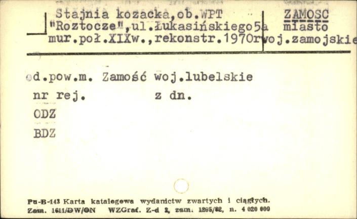 stajnia kozacka, ob. WPT Roztocze, skan 1