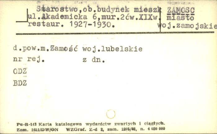 starostwo, ob. budynek mieszk., skan 1