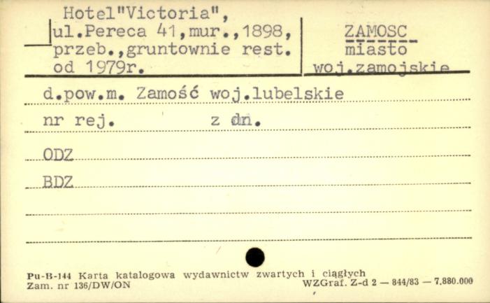 hotel Victoria, skan 1