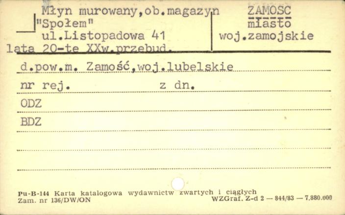 młyn, ob. magazyn Społem, skan 1