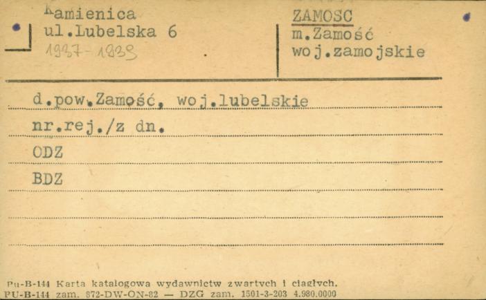 kamienica, skan 1