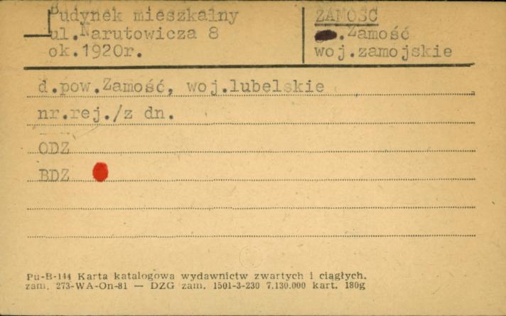 budynek mieszkalny, skan 1