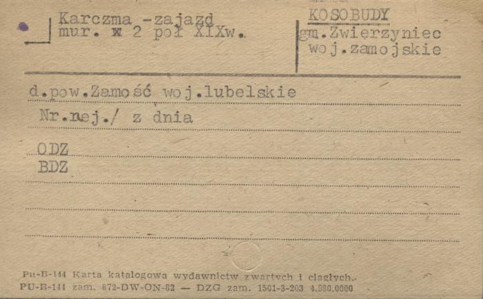 karczma - zajazd, skan 1