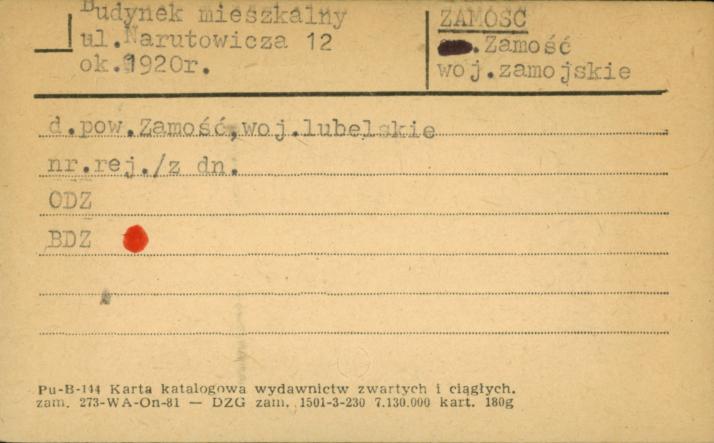 budynek mieszkalny, skan 1