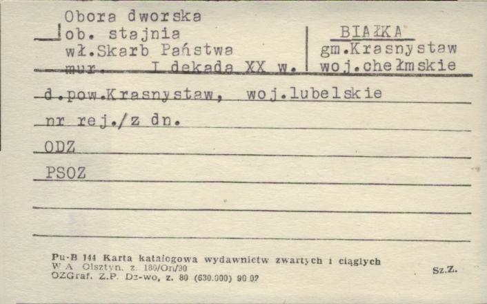 obora dworska, ob. stajnia, skan 1