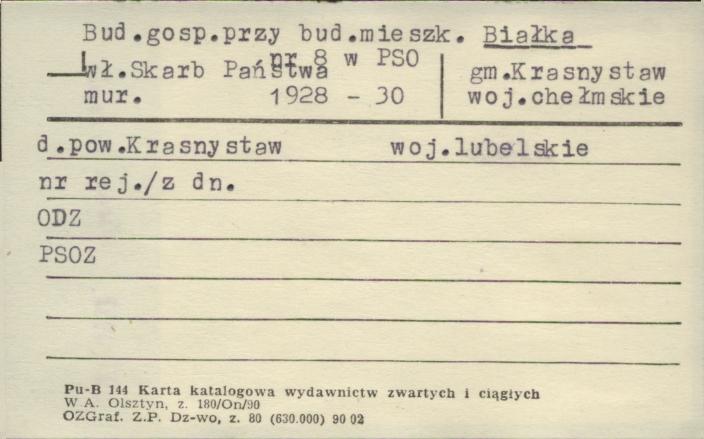 budynek gospodarczy przy budynku mieszkalnym, skan 1