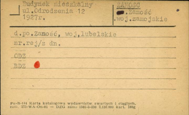 budynek mieszkalny, skan 1