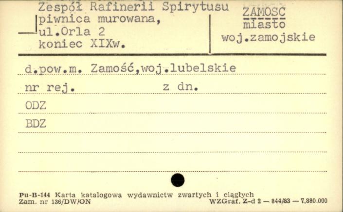 zespół rafinerii spirytusu, piwnica, skan 1