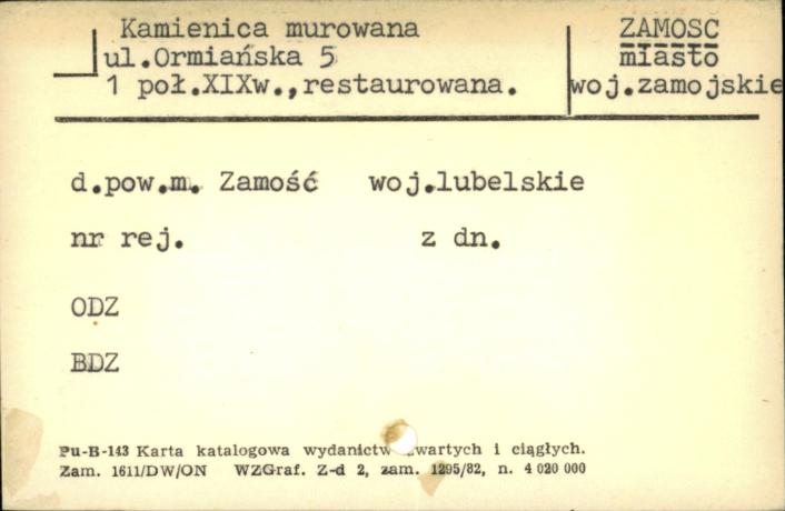kamienica, skan 1