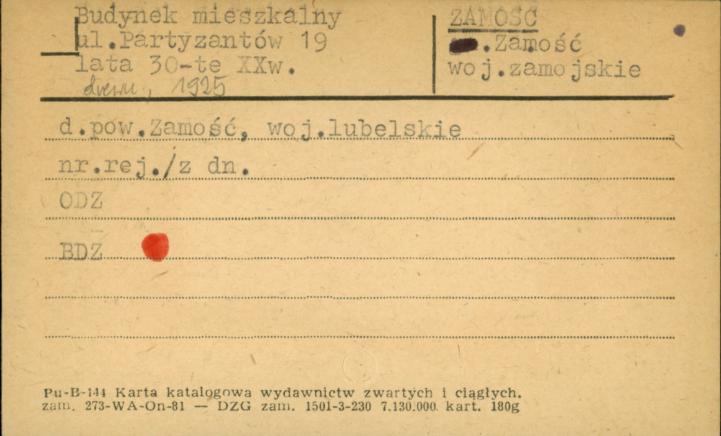 budynek mieszkalny, skan 1