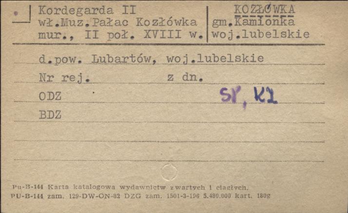 kordegarda II, skan 1