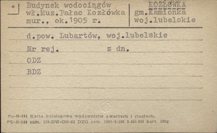 budynek wodociągów, skan 1