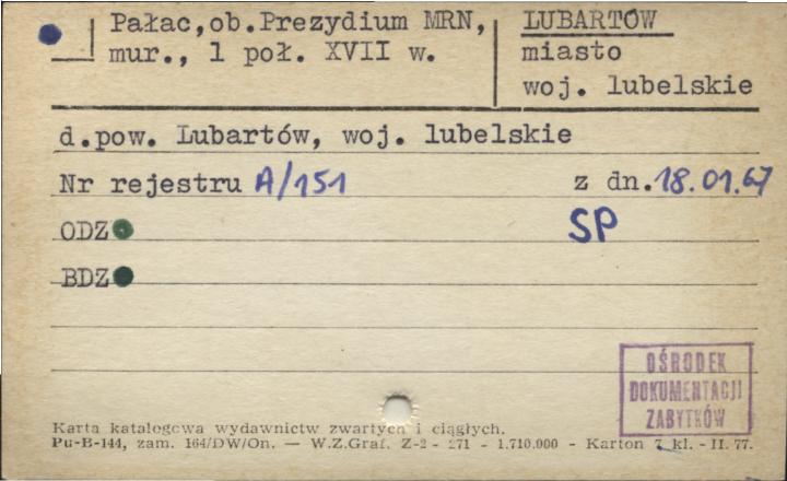 pałac, ob. Prezydium MRN, skan 1