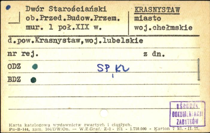 dwór Starościański pb. Przed. Budow. Przem., skan 1