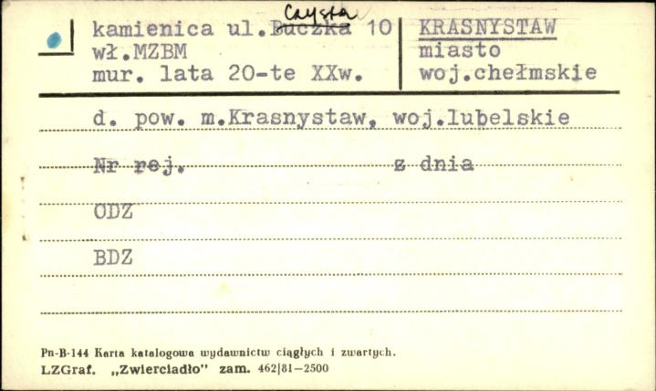 kamienica, skan 1
