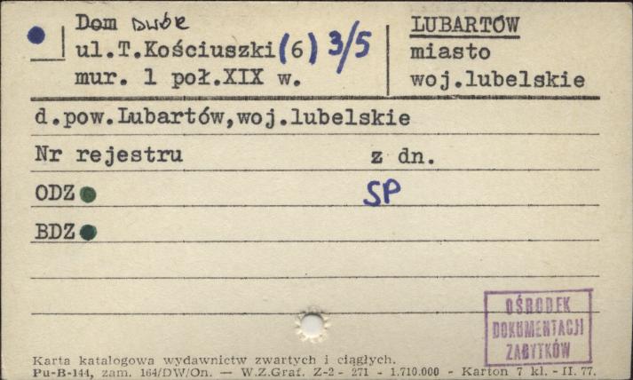 dwór, ob. budynek mieszkalny, skan 1