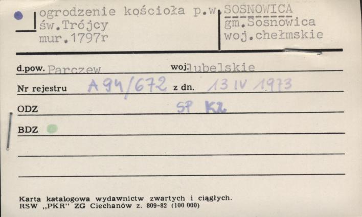 ogrodzenie kościoła p. w. św. Trójcy, skan 1