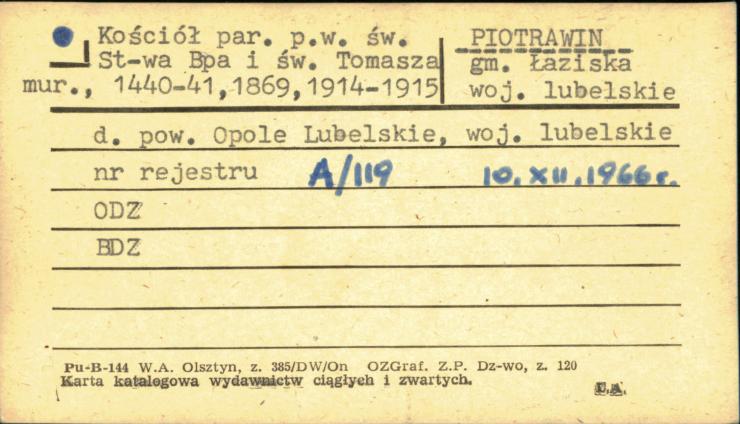 kościół par. pw. św. Stanisława Biskupa i św. Tomasza, skan 1