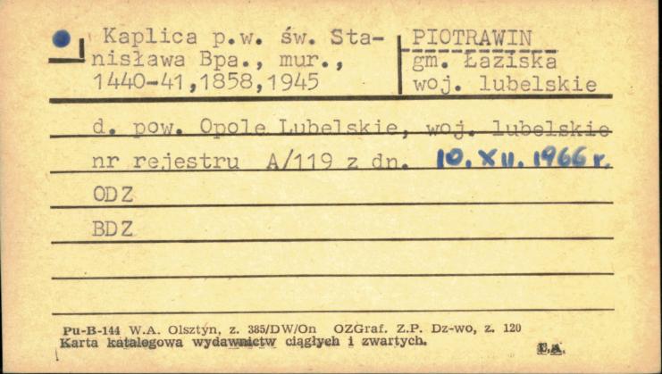kaplica pw. św. Stanisława Bpa., skan 1