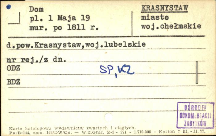 dom, skan 1
