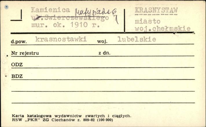 kamienica, skan 1