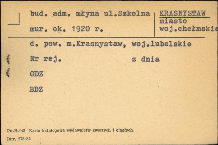 budynek administracyjny młyna, skan 1