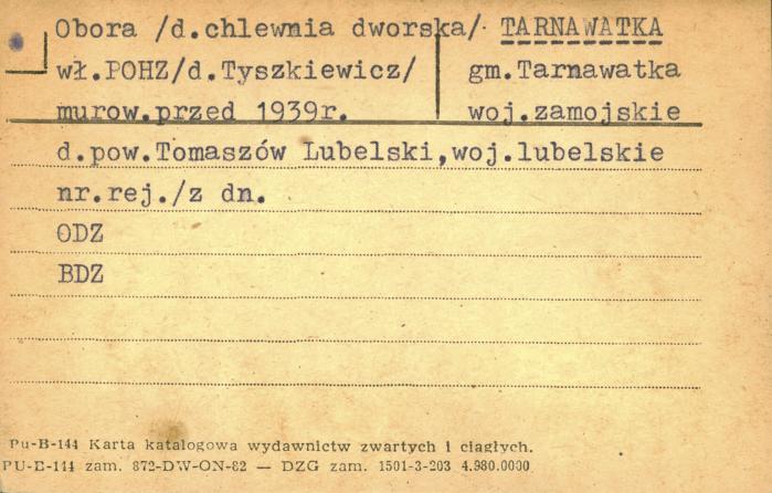 obora (d. chlewnia dworska), skan 1