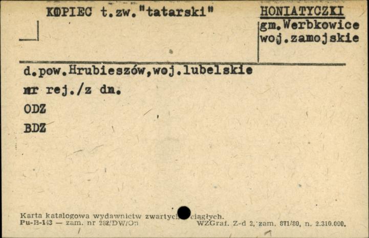 kopiec t. zw. tatarski, skan 1