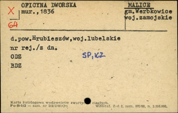 oficyna dworska, skan 1