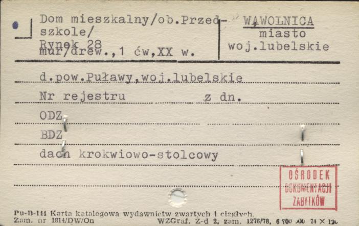 dom mieszkalny, ob. przedszkole, skan 1